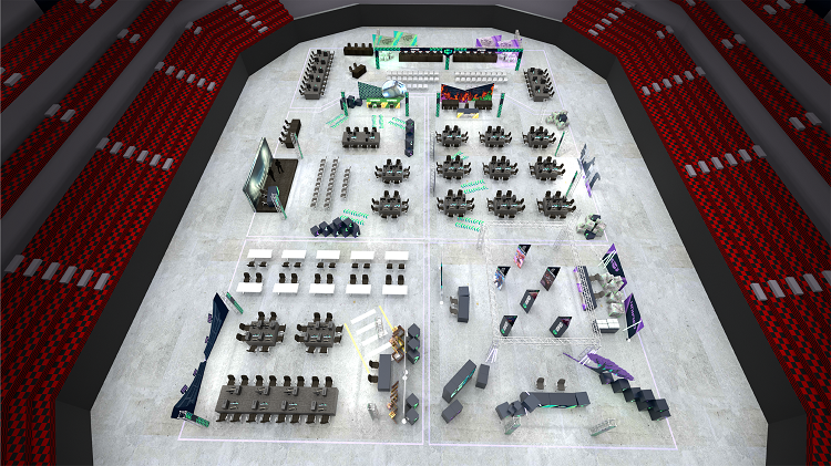 Unified Gaming Fanfest Template Floor Plan